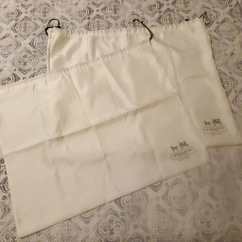 Coach dust bags